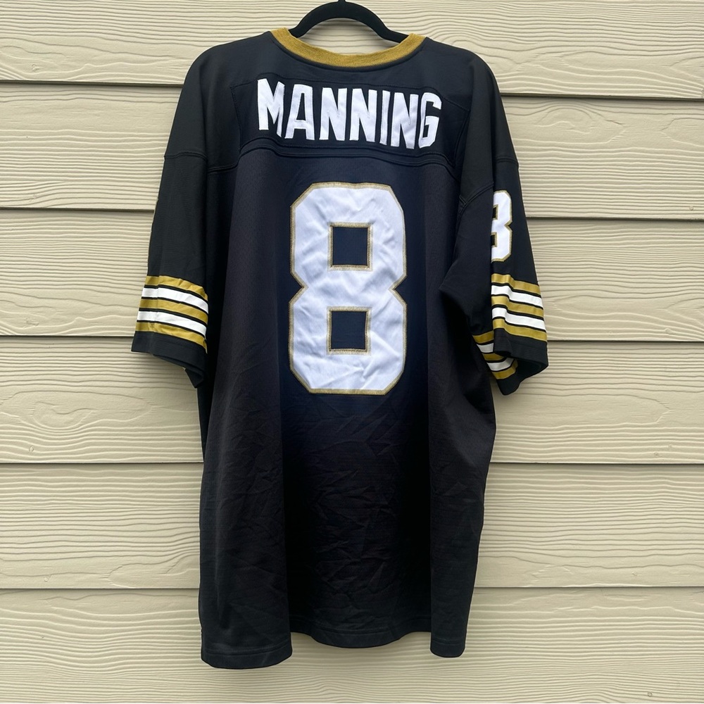 Archie Manning #8 Jersey Sz 52 Mitchell Ness Stitched Replica New Orleans Saints
